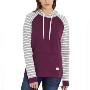 Orvis Purple/white/ Gray Pullover Hoodie